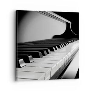 Bild auf Leinwand - Leinwandbild - Harmonie von Formen und Farben - 30x30 cm