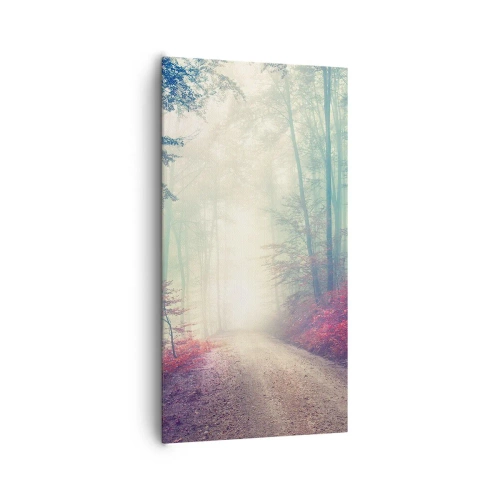 Bild auf Leinwand - Leinwandbild - Wie gut ist es, im Morgengrauen aufzustehen - 65x120 cm