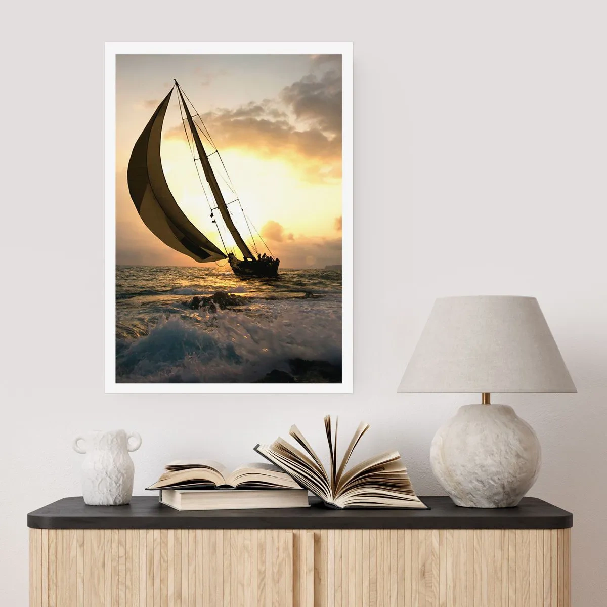 Poster - Mit dem Wind und gegen den Wind - 61x91 cm