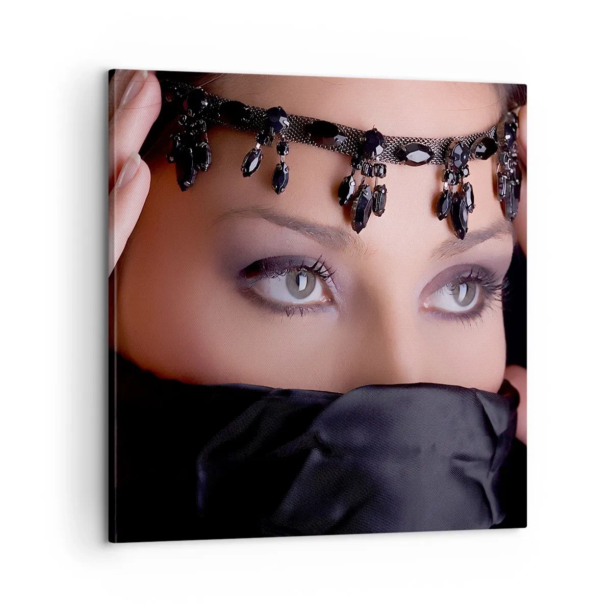 Bild auf Leinwand - Leinwandbild - Orientalisches verführerisches Geheimnis - 60x60 cm