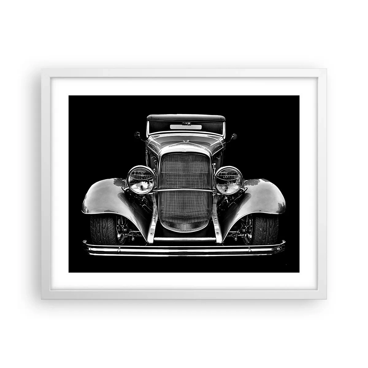 Poster in einem weißen Rahmen - Wahrer Gentleman - 50x40 cm