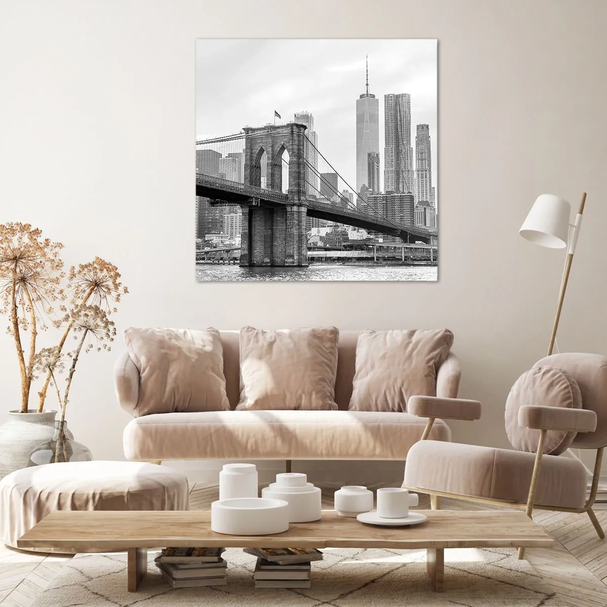Bild auf Leinwand - Leinwandbild - New Yorker Atmosphäre - 30x30 cm