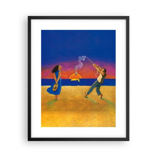 Poster in einem schwarzem Rahmen - Mehr als ein Sternchen vom Himmel - 40x50 cm