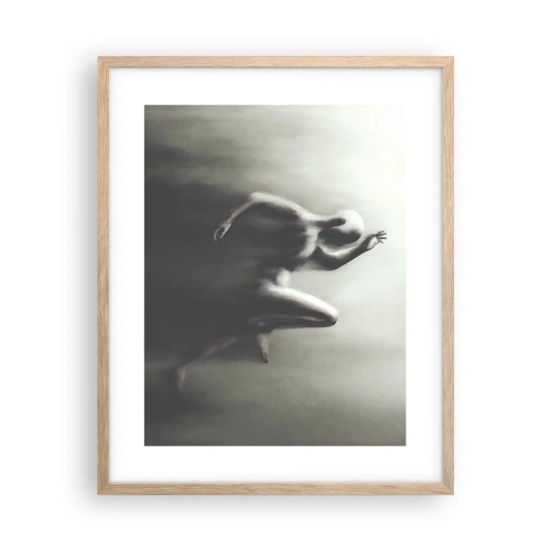 Poster in einem Rahmen aus heller Eiche - Unwiderstehlich - 40x50 cm