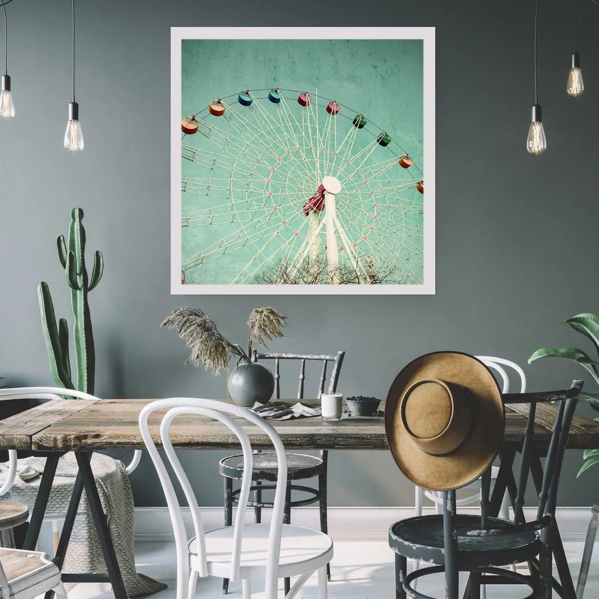 Poster - Wir laden zum Spiel ein - 40x40 cm