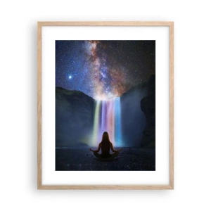 Poster in einem Rahmen aus heller Eiche - Absolute Harmonie - 40x50 cm