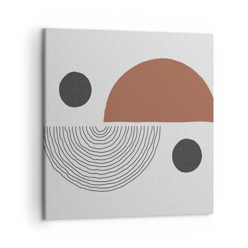 Bild auf Leinwand - Leinwandbild - Perfektion des Rades - 50x50 cm