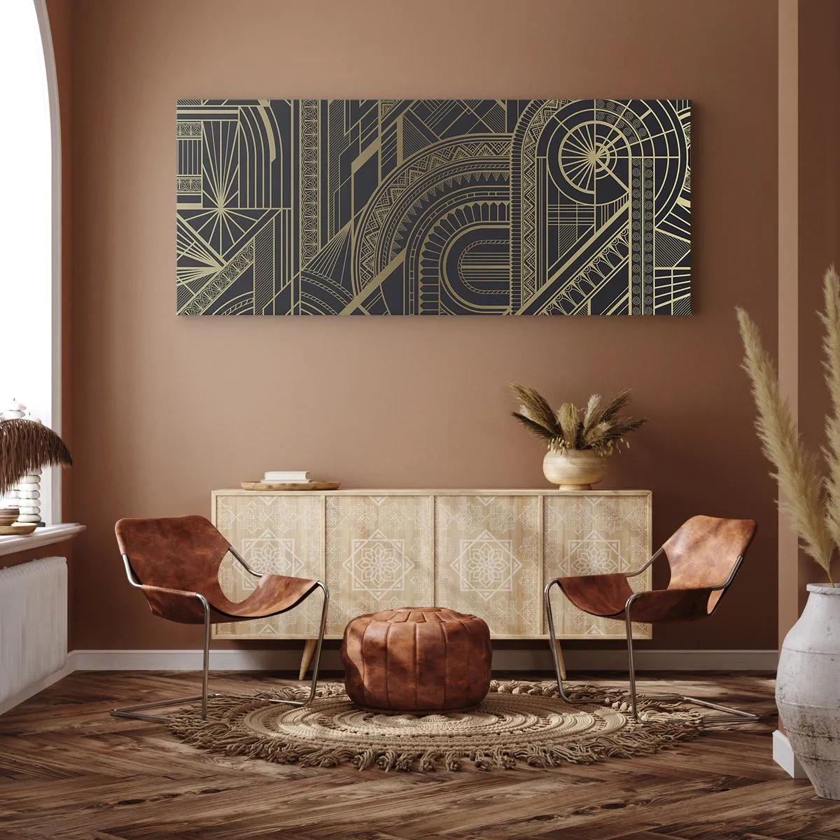 Bild auf Leinwand - Leinwandbild - Konzepte, Ideen, Pläne - 100x40 cm