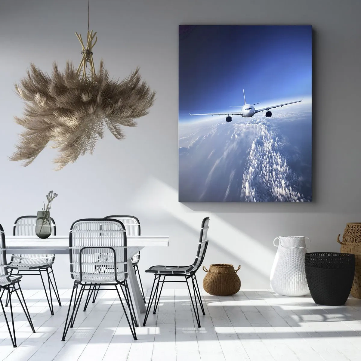 Bild auf Leinwand - Leinwandbild - Ich fliege, weil ich es kann - 45x80 cm