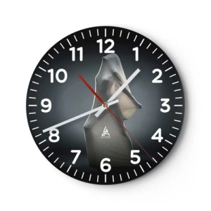 Wanduhr - Glasuhr - Versteckte Wünsche - 30x30 cm