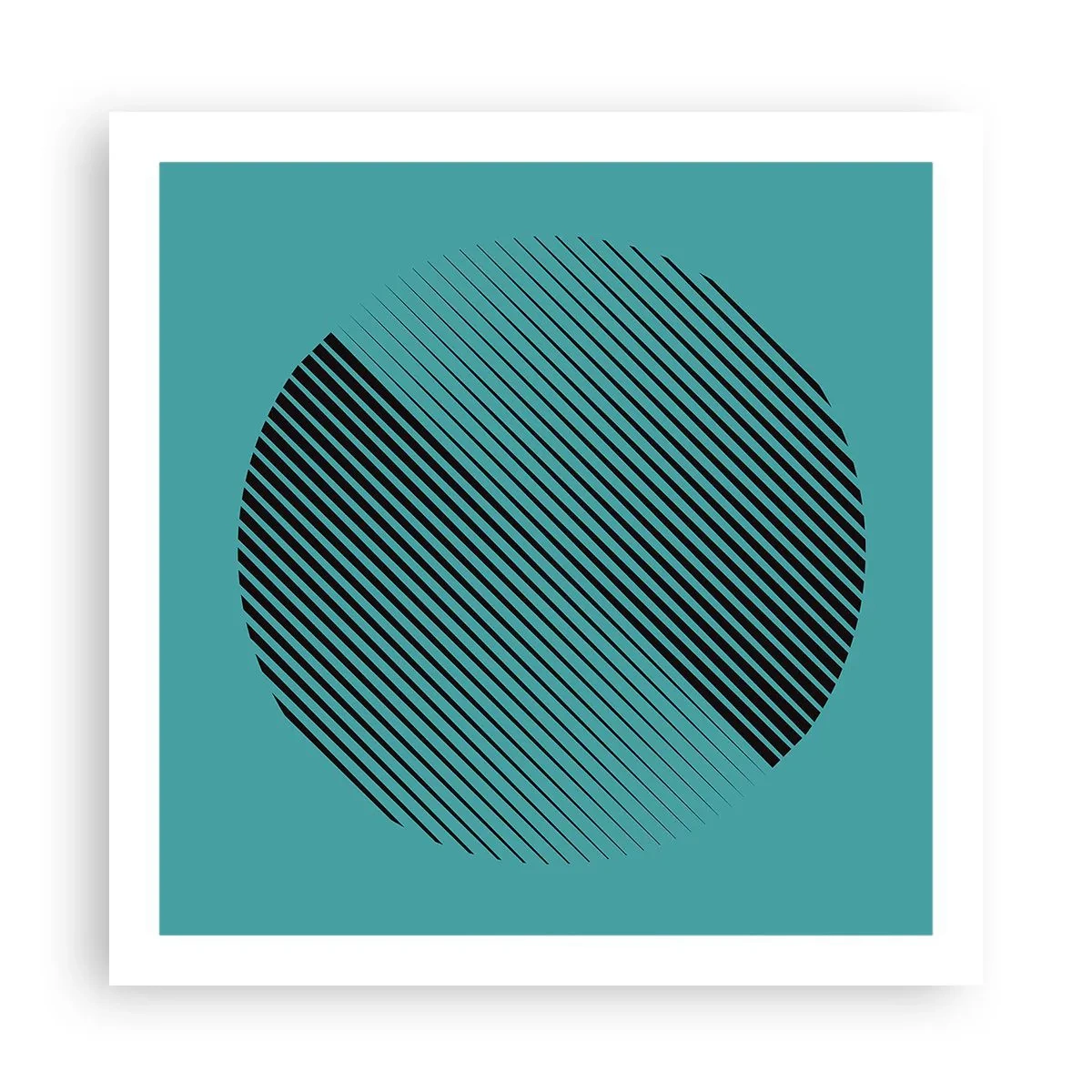 Poster - Kreis – eine geometrische Variante - 60x60 cm