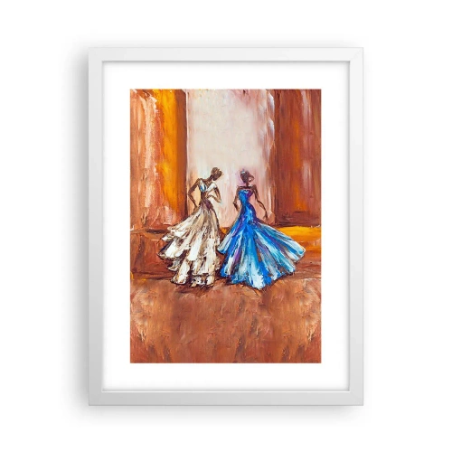 Poster in einem weißen Rahmen - Ein dankbares Duo - 30x40 cm