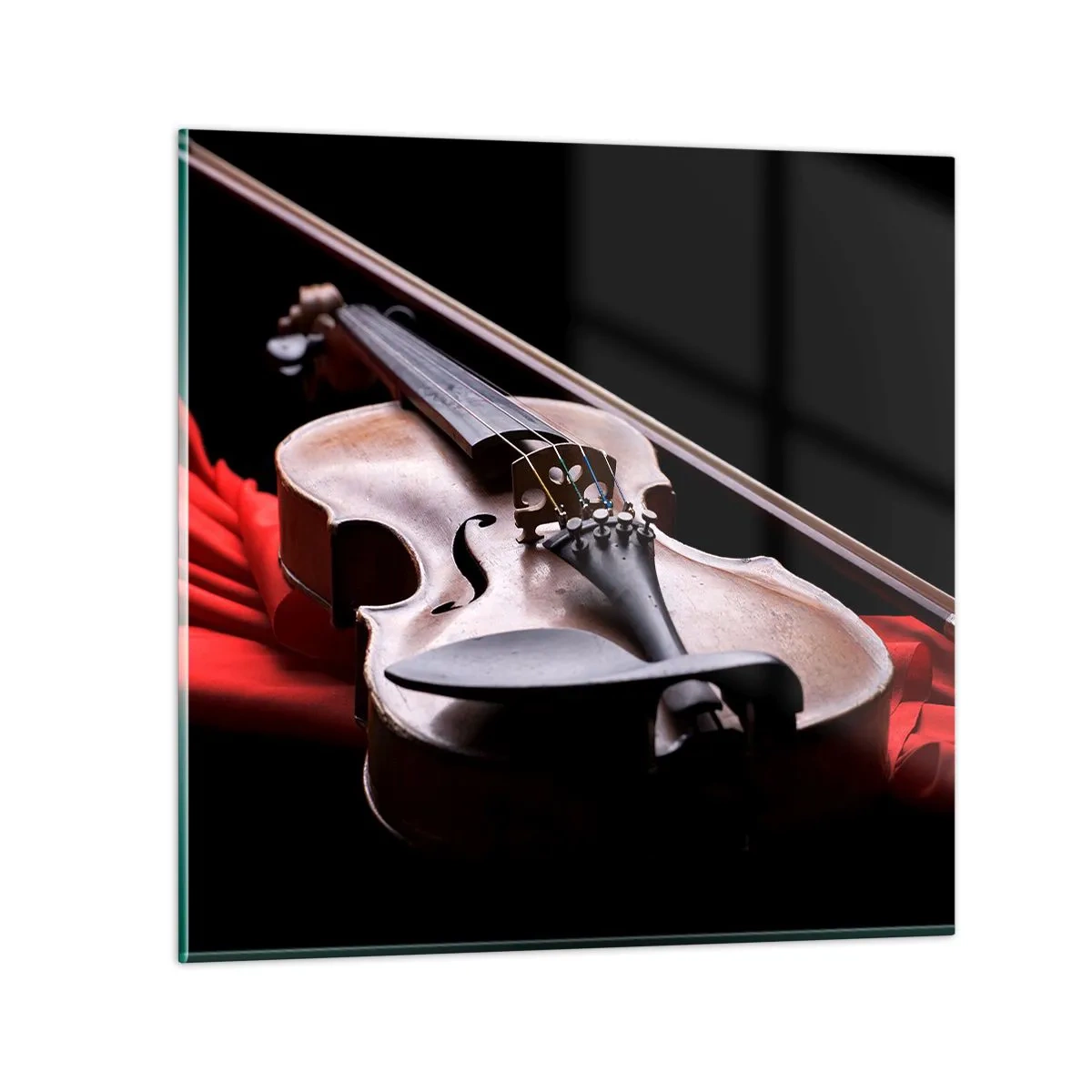 Glasbild - Bild auf glas - Musik der Gefühle - 70x70 cm