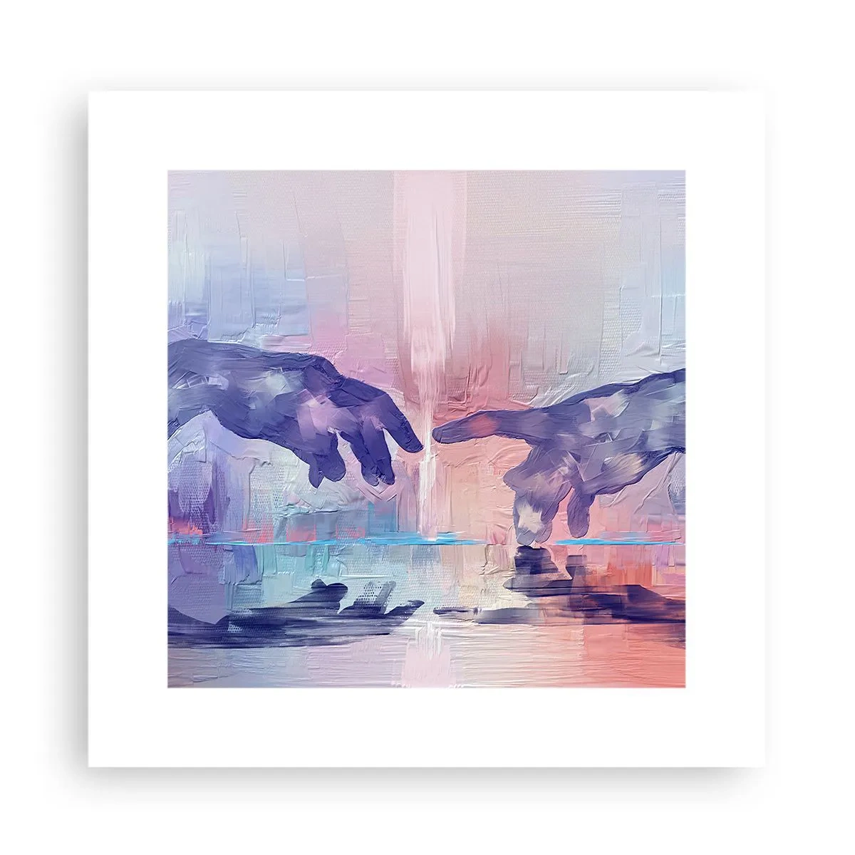 Poster - Göttlicher Funke des Lebens - 30x30 cm