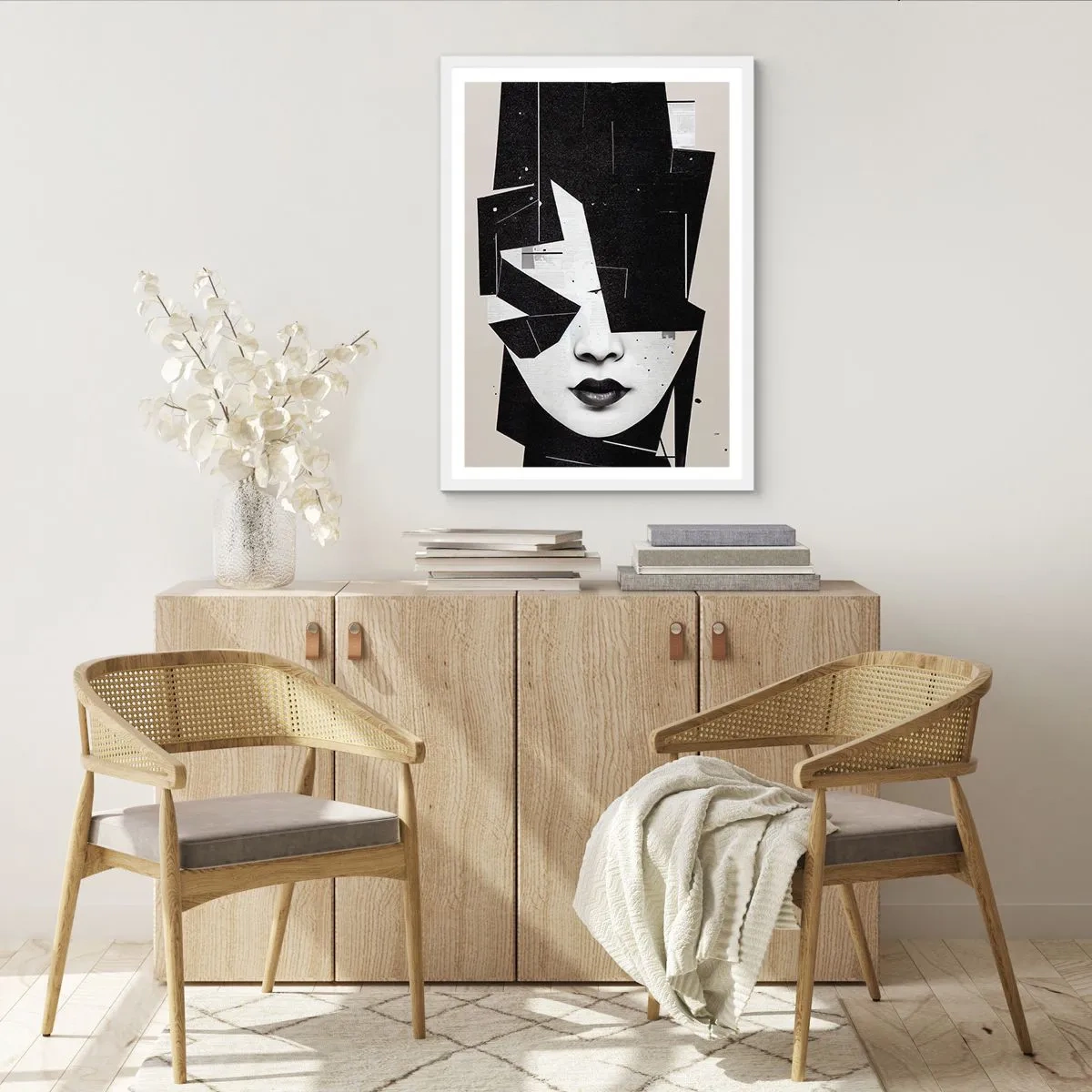 Poster in einem weißen Rahmen - Tief verborgen - 40x50 cm