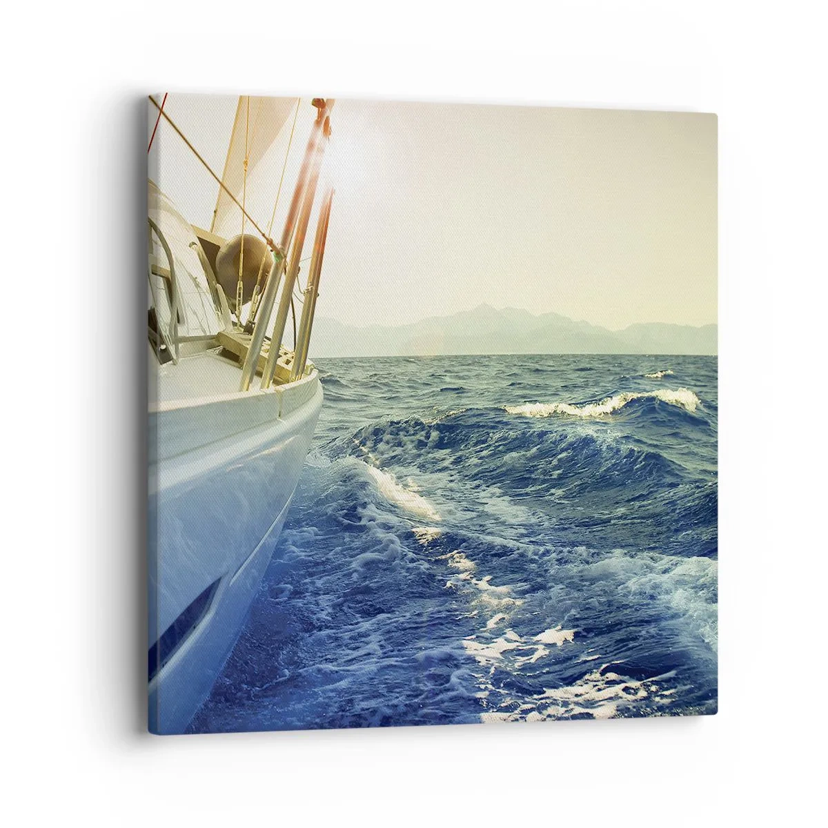 Bild auf Leinwand - Leinwandbild - Auf ins Abenteuer - 40x40 cm