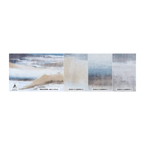 Fototapeten Muster Premium Canvas - Winterkomposition - Winter, Stück, Pastell - 100x30 cm