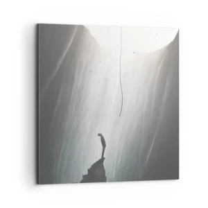 Bild auf Leinwand - Leinwandbild - Es gibt immer einen Ausweg - 60x60 cm