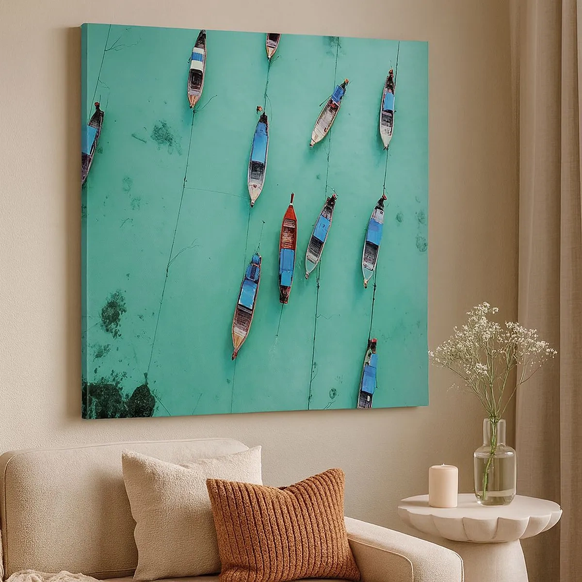 Bild auf Leinwand - Leinwandbild - In freudiger Erwartung - 30x30 cm