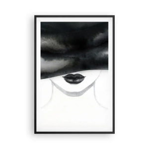 Poster in einem schwarzem Rahmen - Ein sinnliches Geheimnis - 61x91 cm
