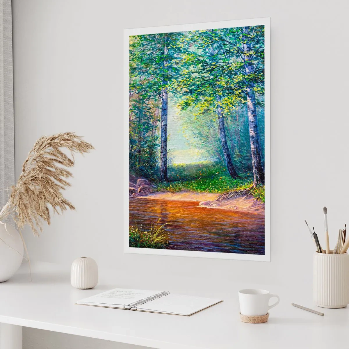 Poster - Idyllische Landschaft - 61x91 cm