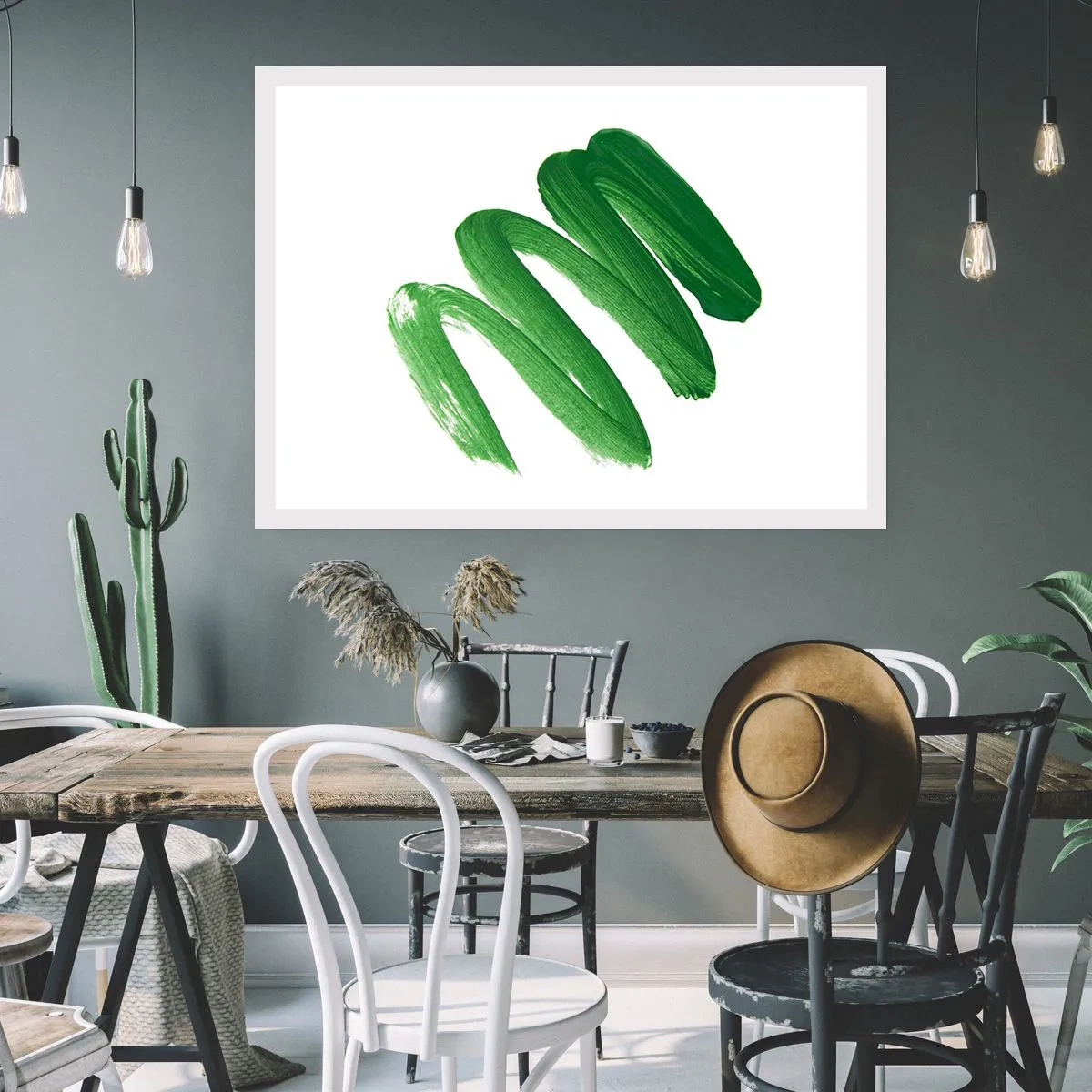 Poster - Grüner Witz - 70x50 cm