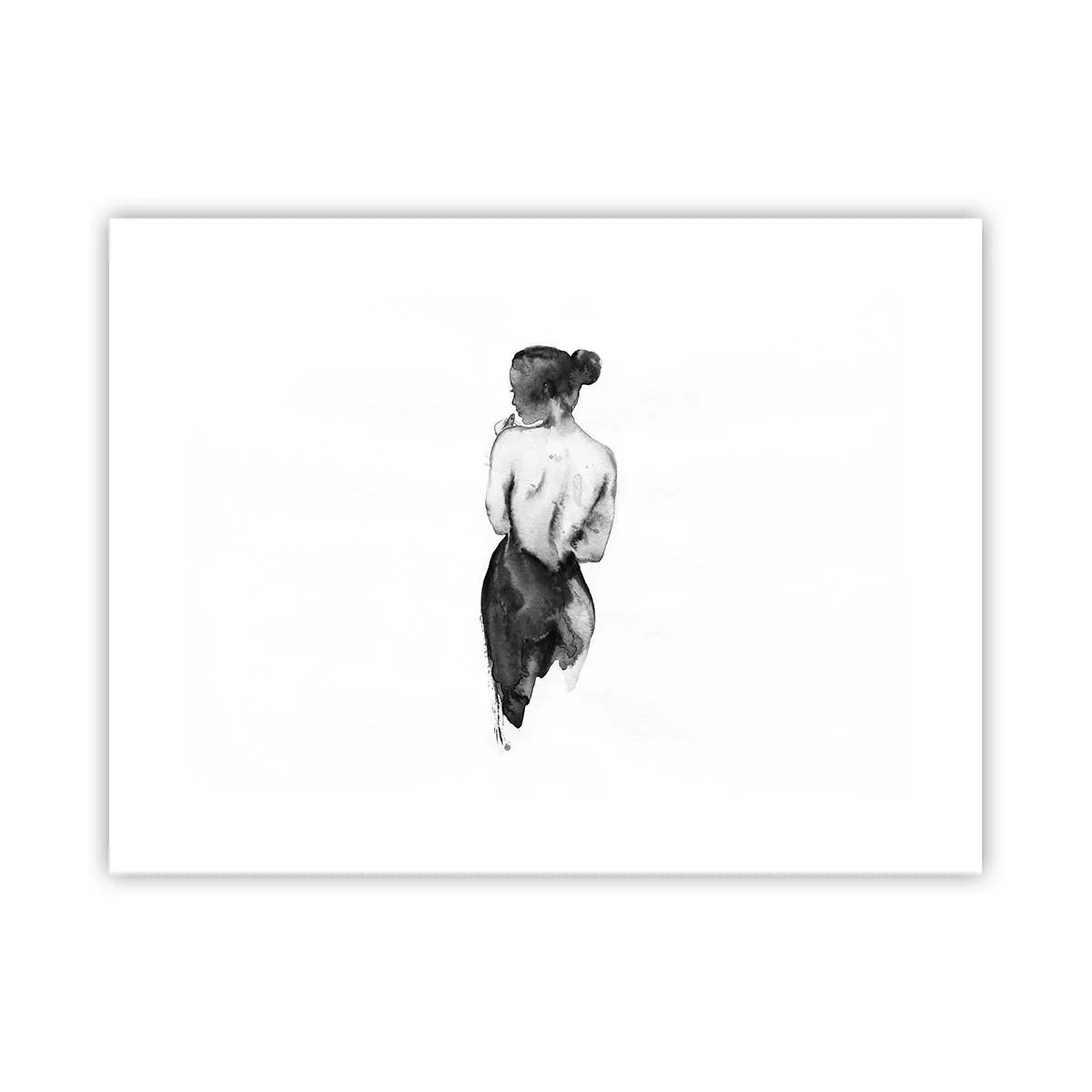 Poster - Bei ihr verschwindet die Welt - 40x30 cm