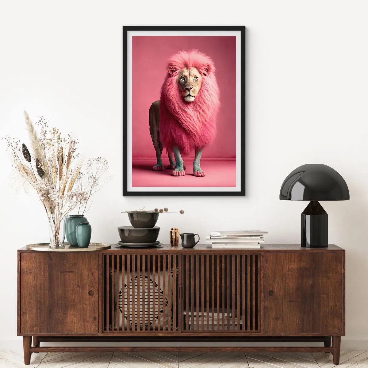 Poster in einem schwarzem Rahmen - Und du hast keine Angst mehr - 40x50 cm