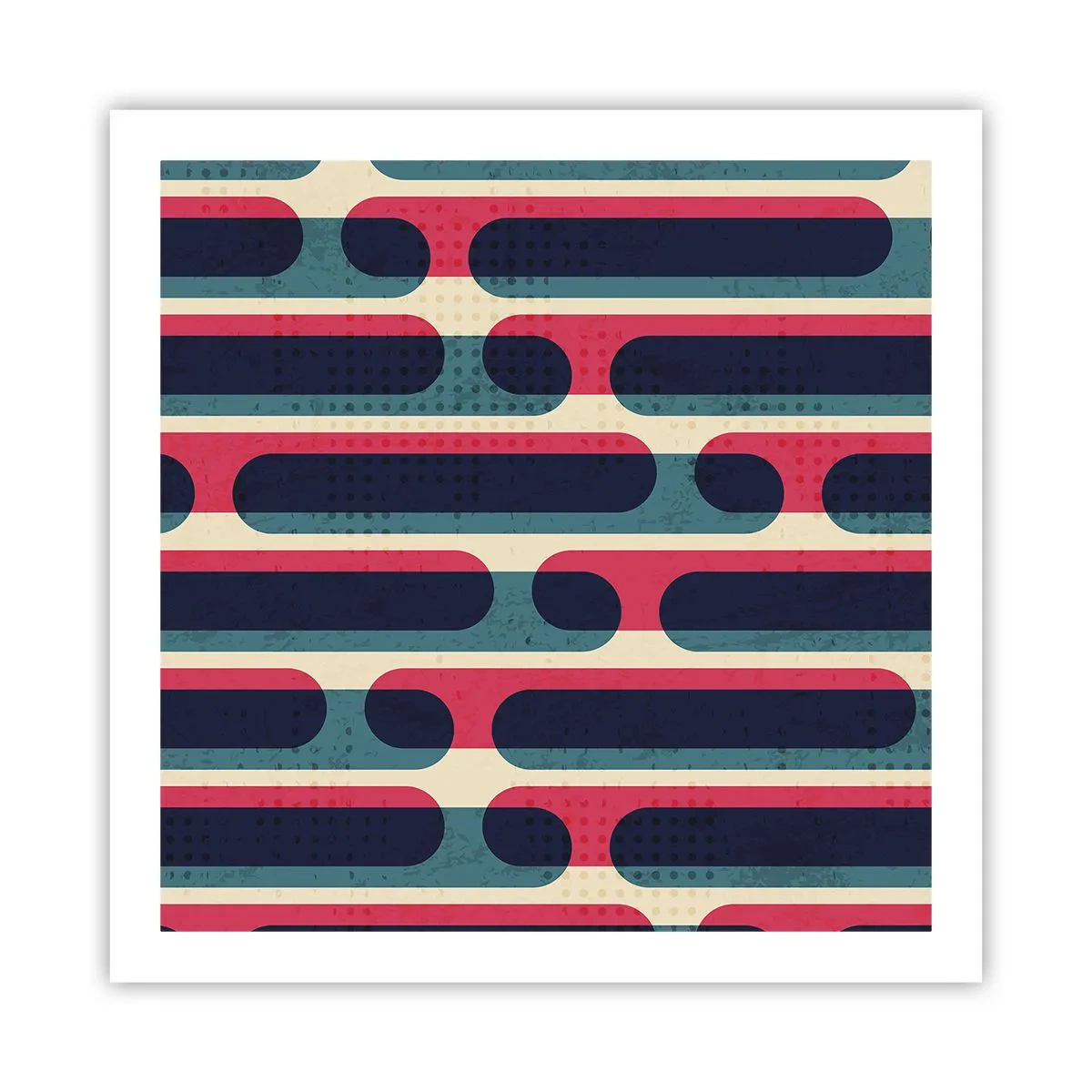 Poster - In die Tiefe und vorwärts - 60x60 cm