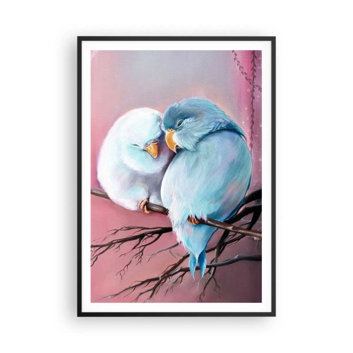 Poster in einem schwarzem Rahmen - Was kann ich hier hinzufügen? ... - 70x100 cm