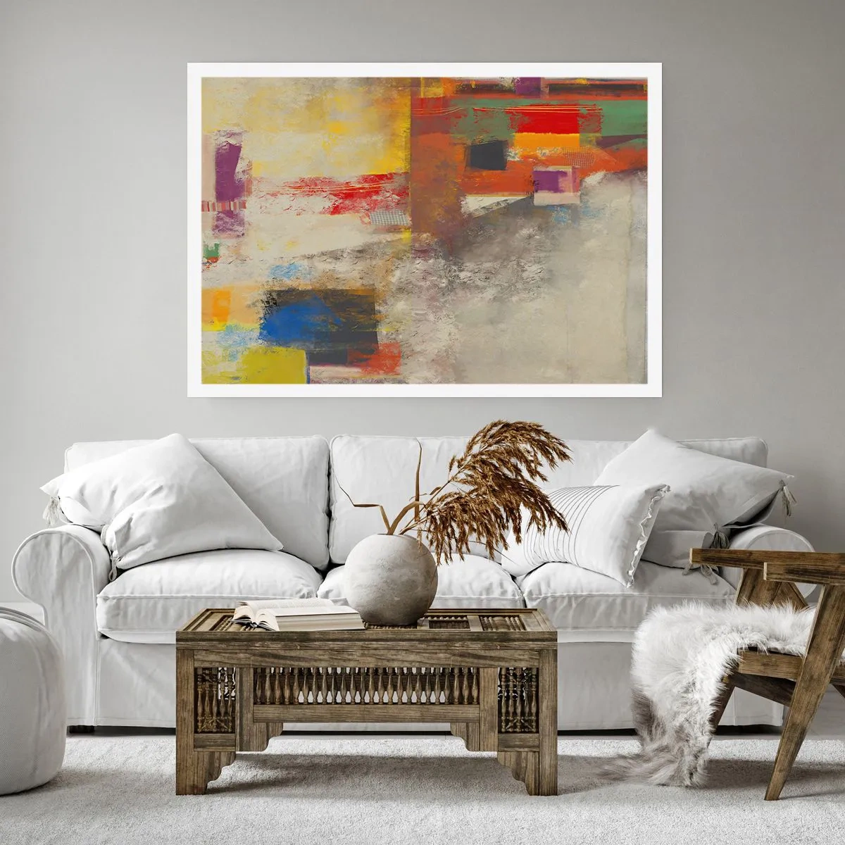 Poster - Geometrie der Farben - 40x30 cm