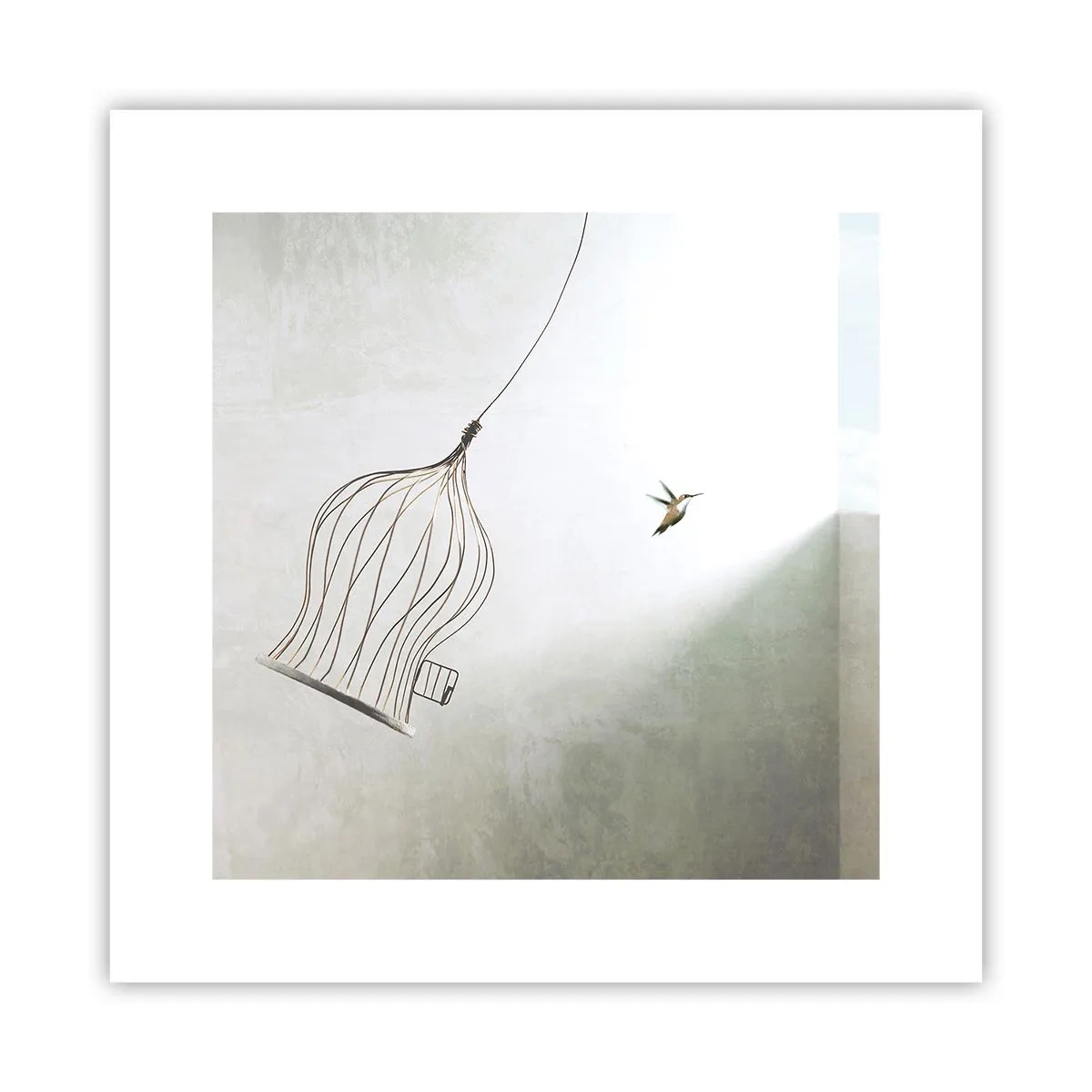 Poster - In seinem Element - 30x30 cm