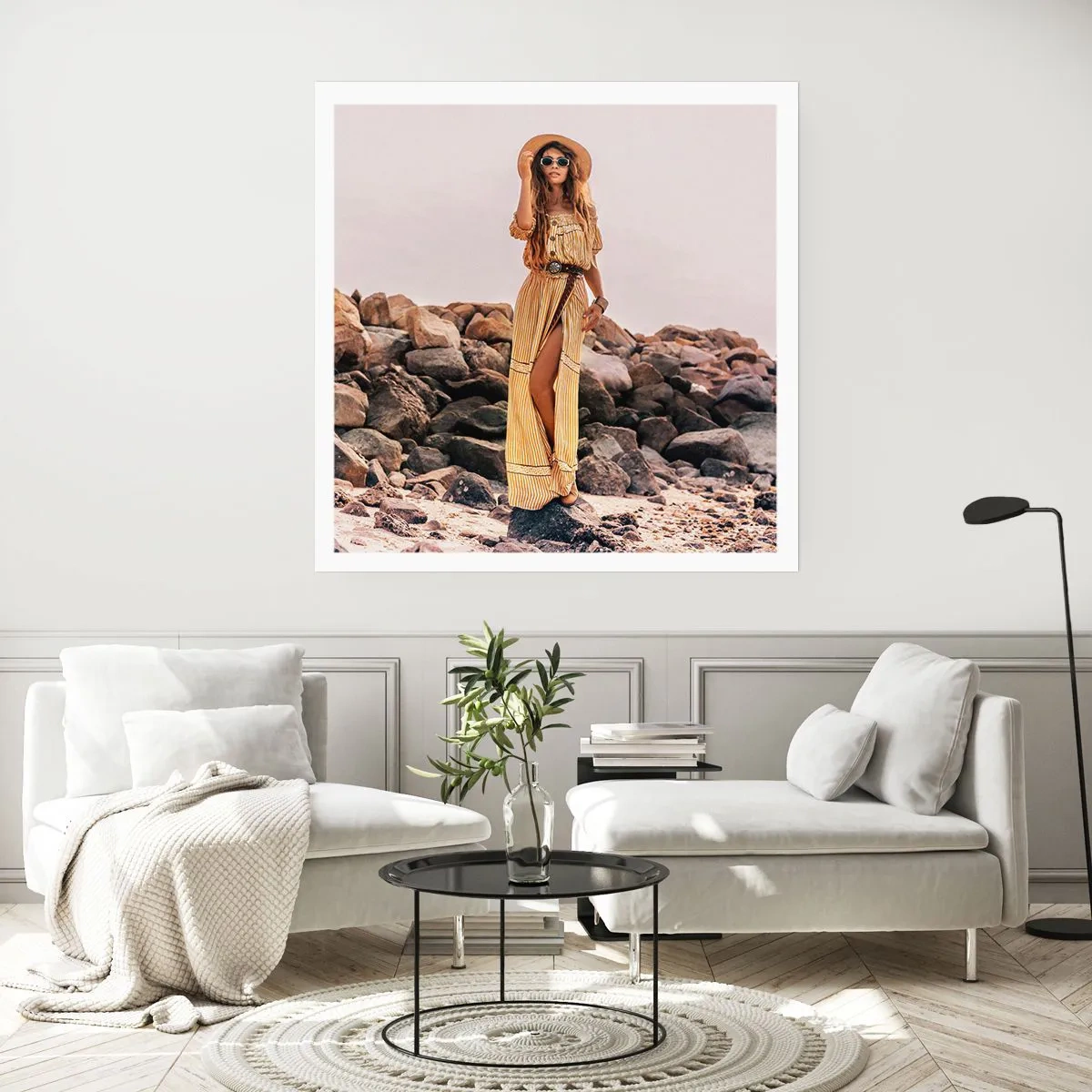 Poster - Die Magie der Steine - 40x40 cm