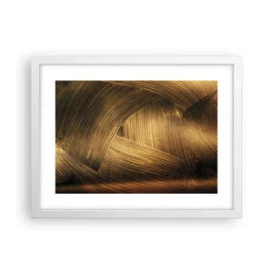 Poster in einem weißen Rahmen - In einem goldenen Labyrinth - 40x30 cm