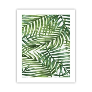 Poster - Unter dem grünen Baldachin - 40x50 cm