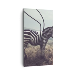 Bild auf Leinwand - Leinwandbild - Achtung! Fehler - 45x80 cm