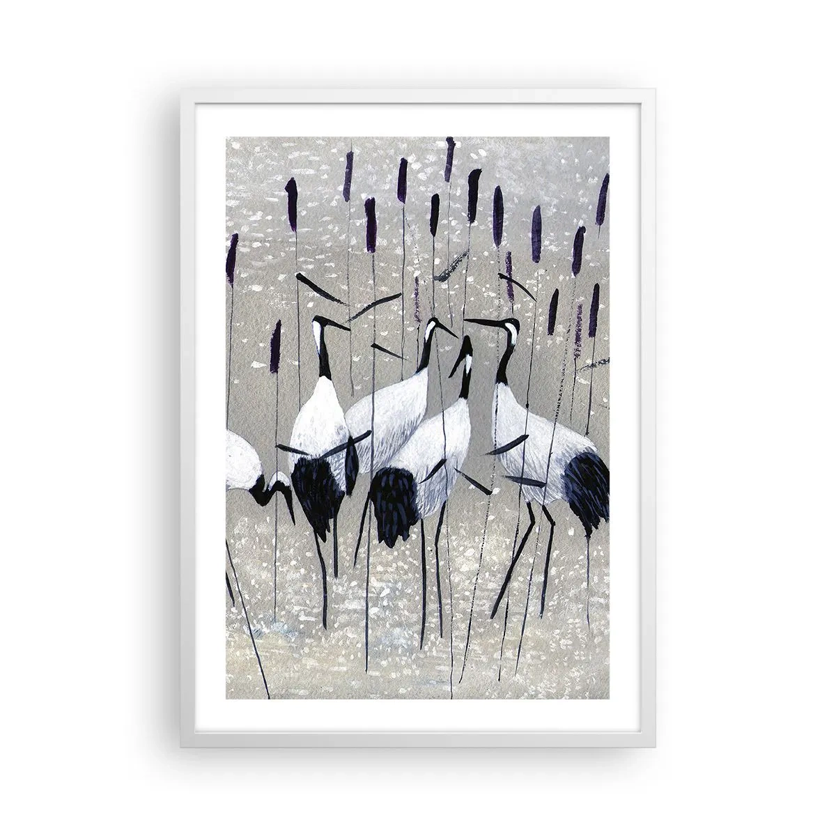 Poster in einem weißen Rahmen - Unter ihren eigenen - 50x70 cm