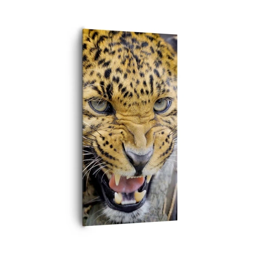 Bild auf Leinwand - Leinwandbild - Bleib zurück, ich warne dich! - 65x120 cm