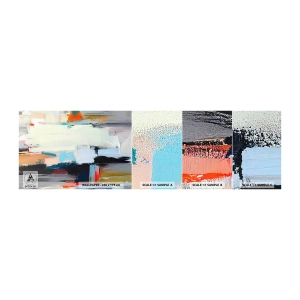 Fototapeten Muster Selbstklebend Deluxe Sticker - Gibt es eine Methode? - Modern, Farben, Minimalistisch - 100x30 cm