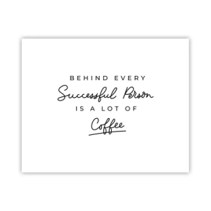 Poster - Erfolgsgeheimnis - 50x40 cm