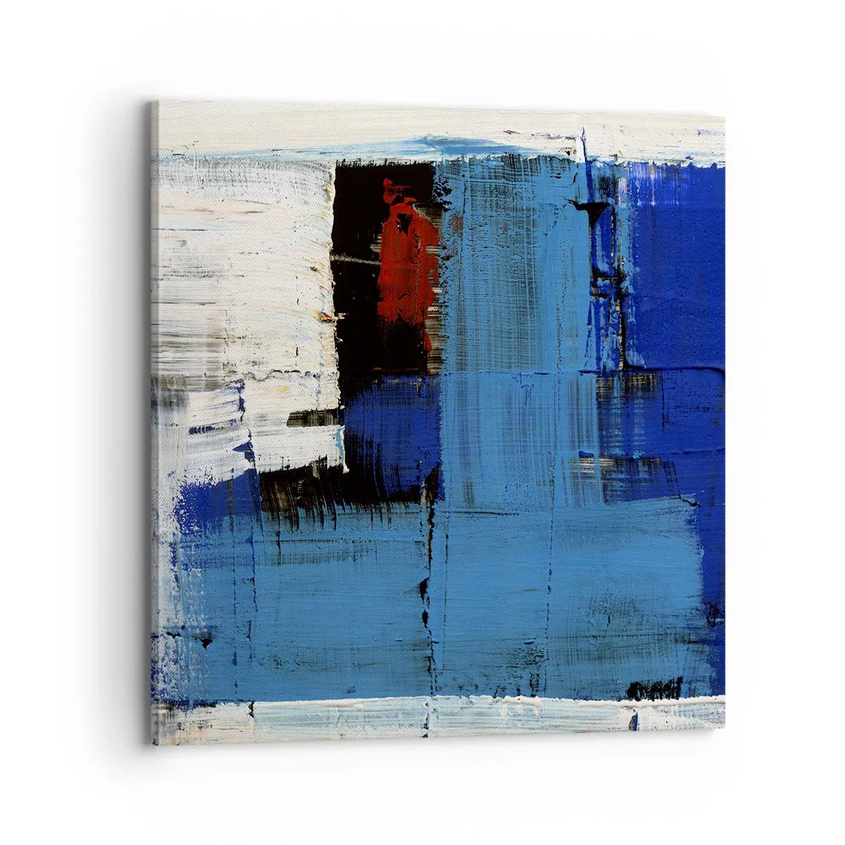 Bild auf Leinwand - Leinwandbild - Geheimnis ist blau - 70x70 cm