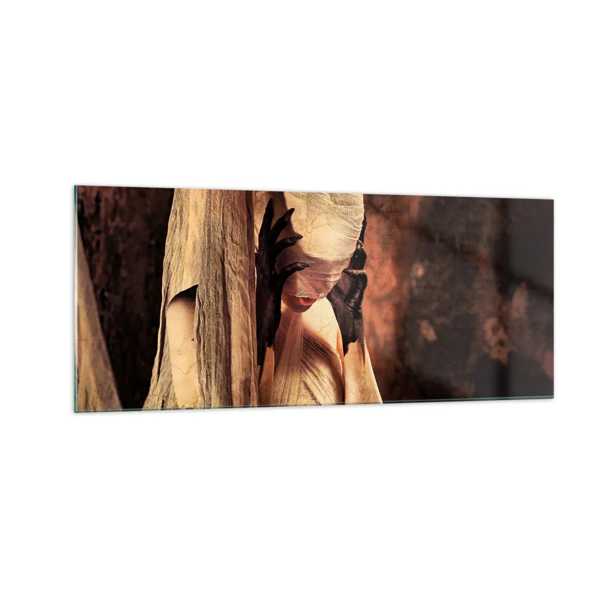 Glasbild - Bild auf glas - Zwischen Gut und Böse - 100x40 cm