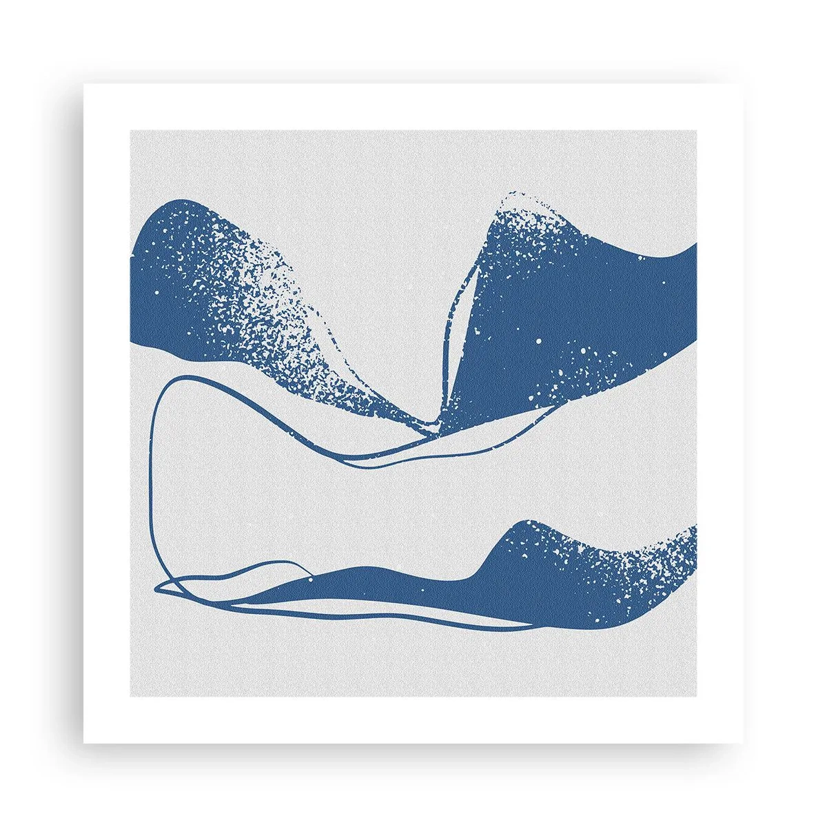 Poster - Geflügelte Abstraktion - 50x50 cm