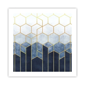 Poster - Komposition im synkopischen Rhythmus - 50x50 cm