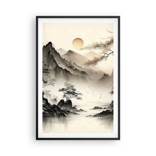 Poster in einem schwarzem Rahmen - Einzigartiger Charme des Orients - 61x91 cm