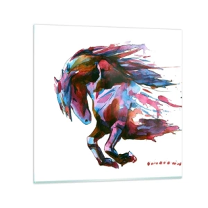 Glasbild - Bild auf glas - In Verzückung - 70x70 cm