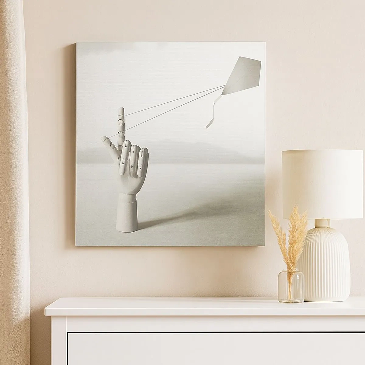 Bild auf Leinwand - Leinwandbild - Kraftprobe - 30x30 cm