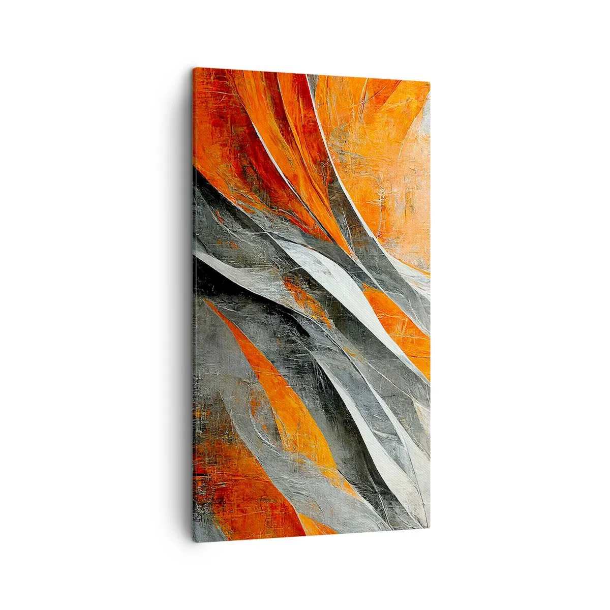 Bild auf Leinwand - Leinwandbild - Hitze und Kälte - 45x80 cm