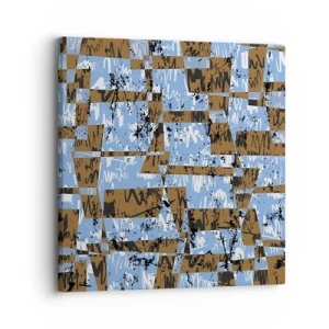 Bild auf Leinwand - Leinwandbild - Ein nicht-menschlicher Ausschnitt - 30x30 cm