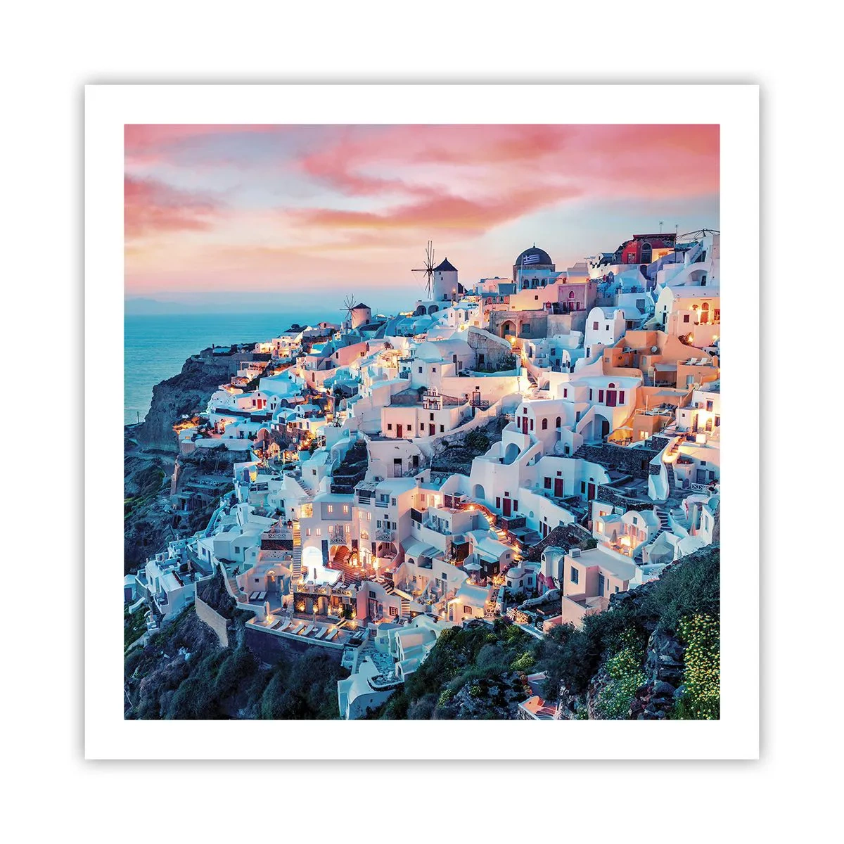 Poster - Dein toller griechischer Urlaub - 60x60 cm